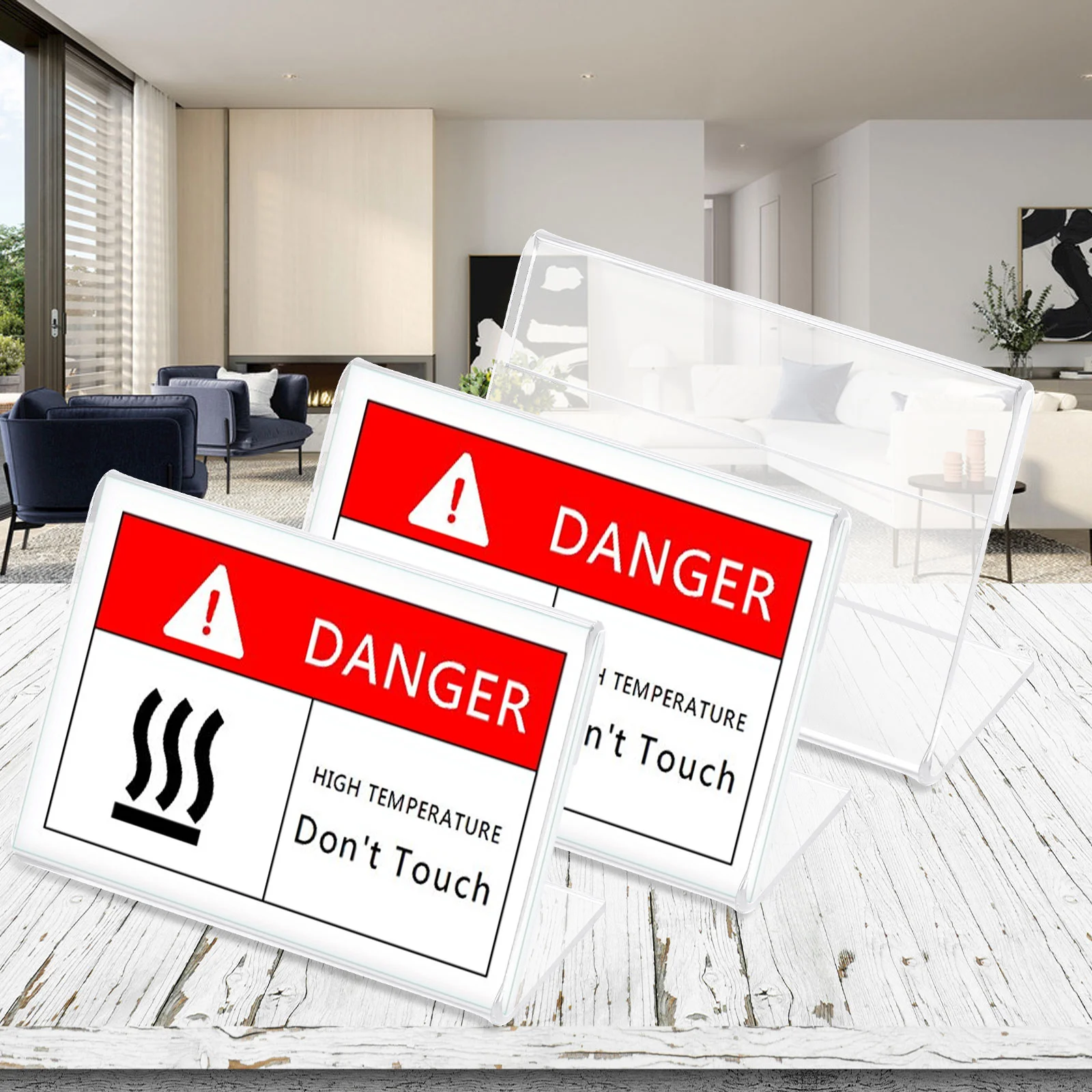 ARTIBETTER 20 шт. подставка для дисплея акриловая вывеска ценник стойка именные карты