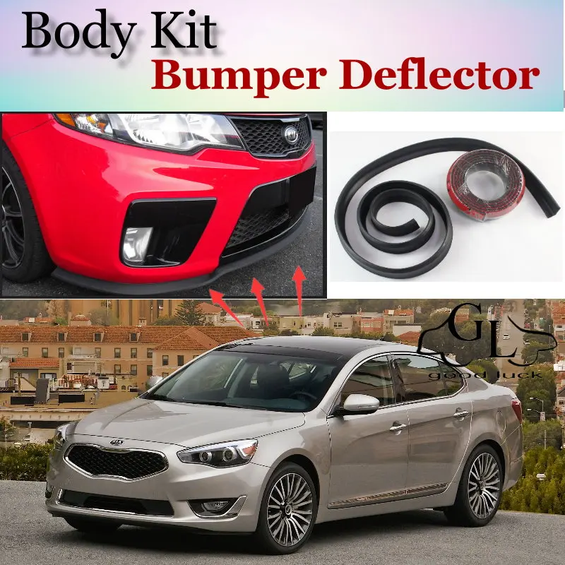 

Дефлектор губ бампера для KIA Cadenza K7 VG 2010 ~ 2015, передняя юбка спойлера для тюнинга автомобиля/комплекта кузова/полосы
