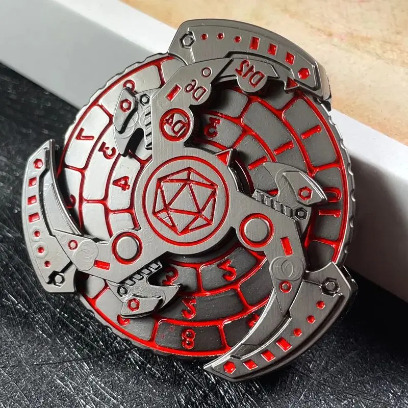 Механические вращающиеся кости для рулетки дракон подземелий и драконов ролевые