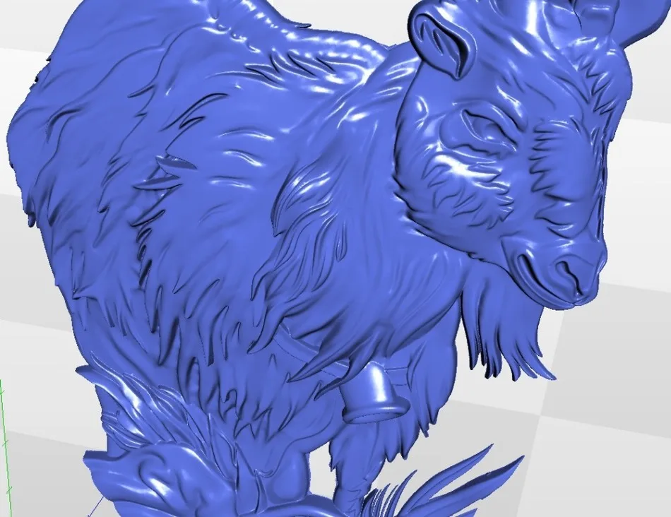 

3d goat_1 model relief for cnc in STL file format