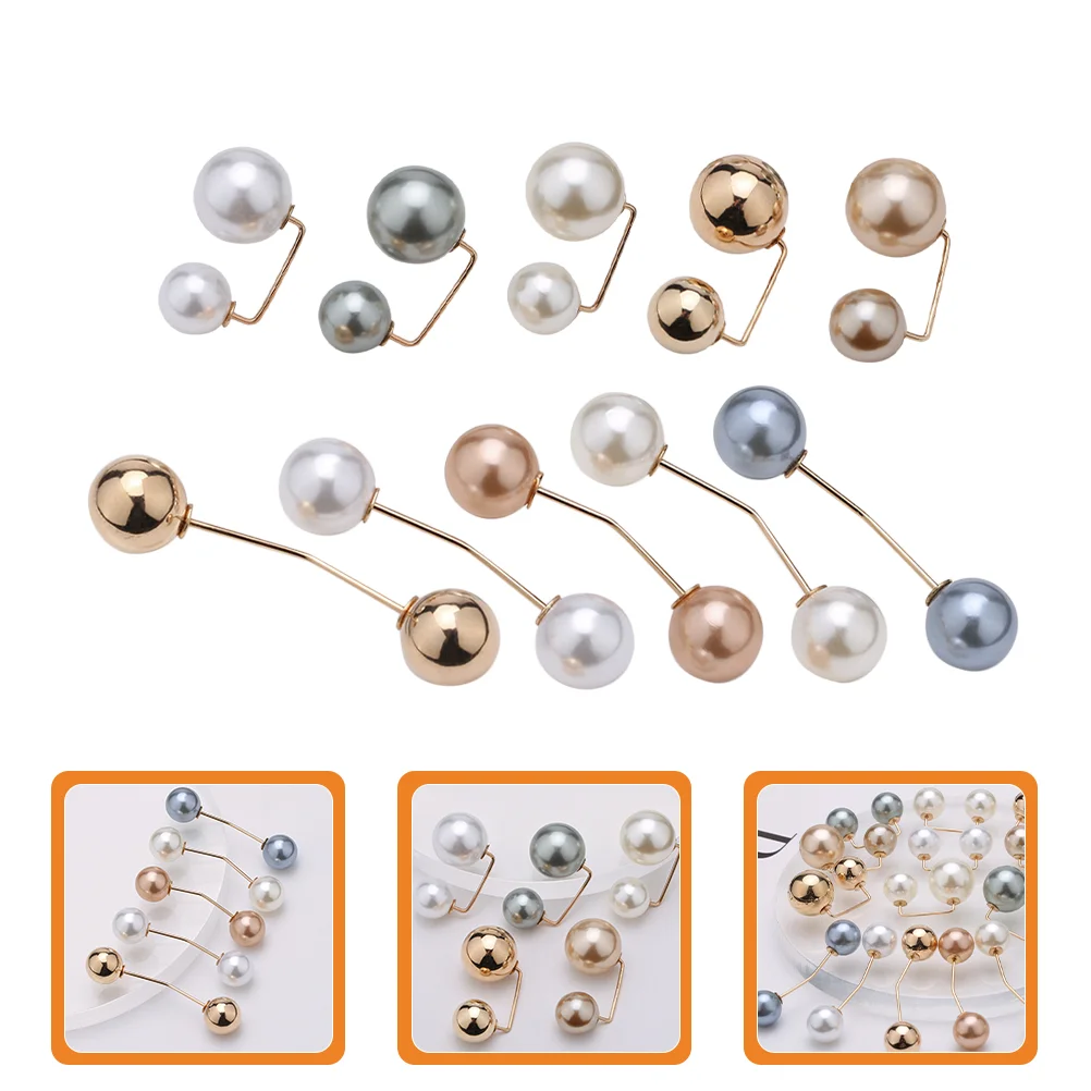 

Pin Brooch Pearlsweater Clip Clipssafety Clothing Women Neckline Shawl Dress Cardigan Wedding Clothes Chain Scarf Coat Jewelry