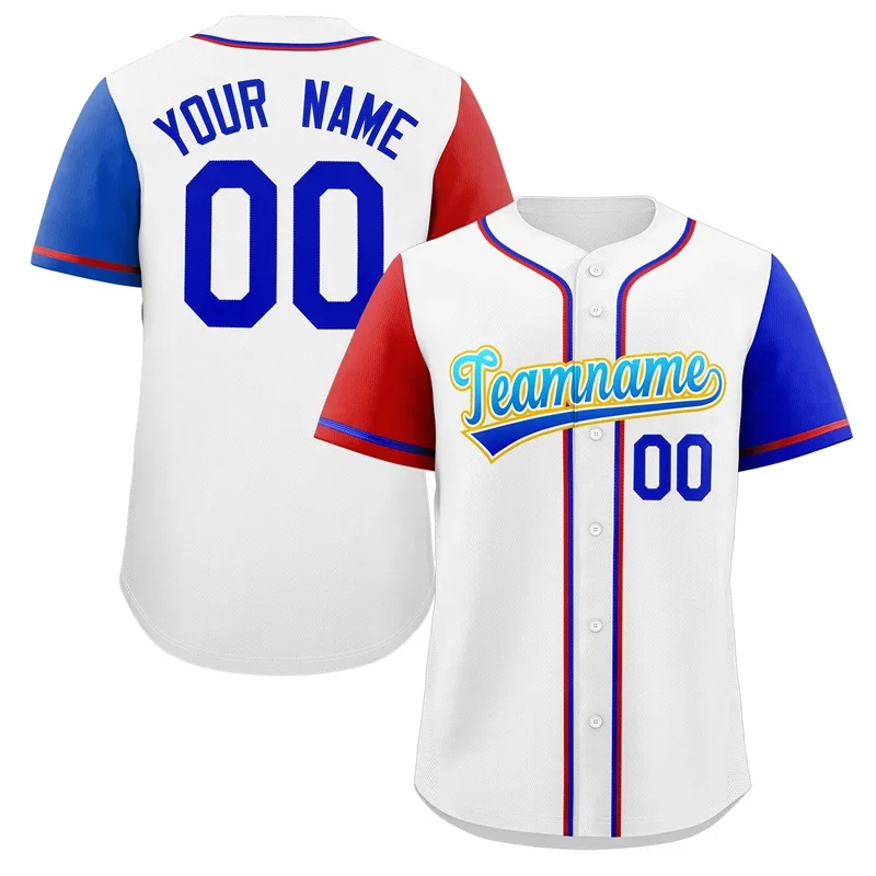 Фото Personalized Custom Baseball Raglan Jerseys Sports Shirts Printing Team Name Number Logo Player's Softball Game  Men №2