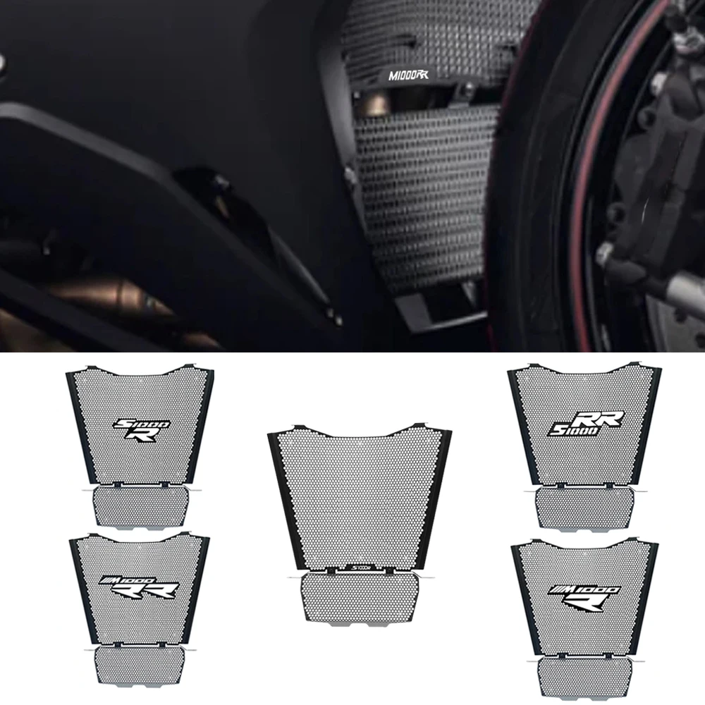 

For BMW S1000R S1000RR M1000RR M1000R 2019-2021 2022 2023 2024 Motorcycle S1000 M1000 RR R Radiator Guard Grill Oil Cooler Cover