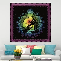 indian buddha meditation home decoration tapestry mandala tapestry hippie bohemian decorative yoga mat bedroom wall decor