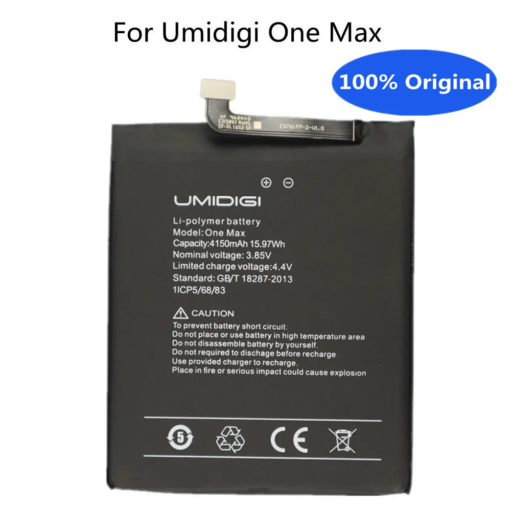 

2022 New High Quality UMI Mobile Phone Battery For Umidigi One Max 4150mAh Long standby time Replacement Batteries In Stock