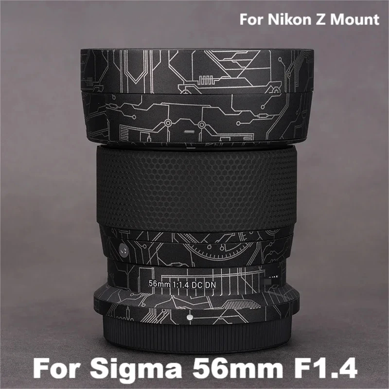 Виниловая пленка для объектива камеры Sigma 56 мм F1.4 DC DN защитное покрытие Nikon Z Mount 1 4