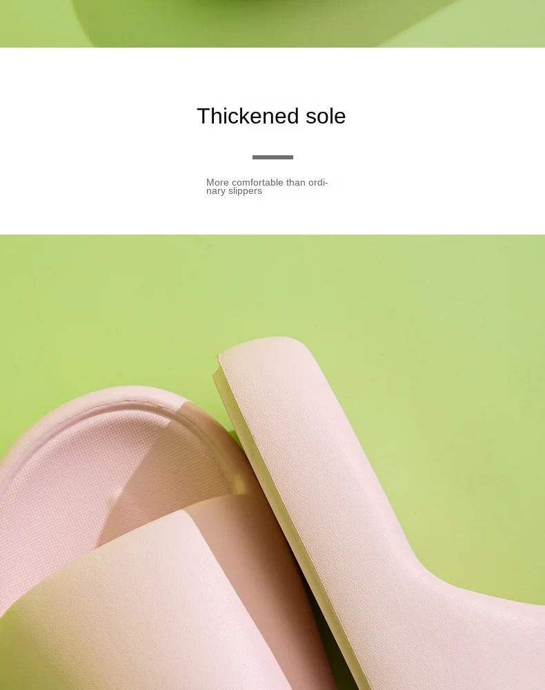 2023 new fashion EVA thick sole flip-flop sound anti-slip wear-resistant couple's style women's slippers