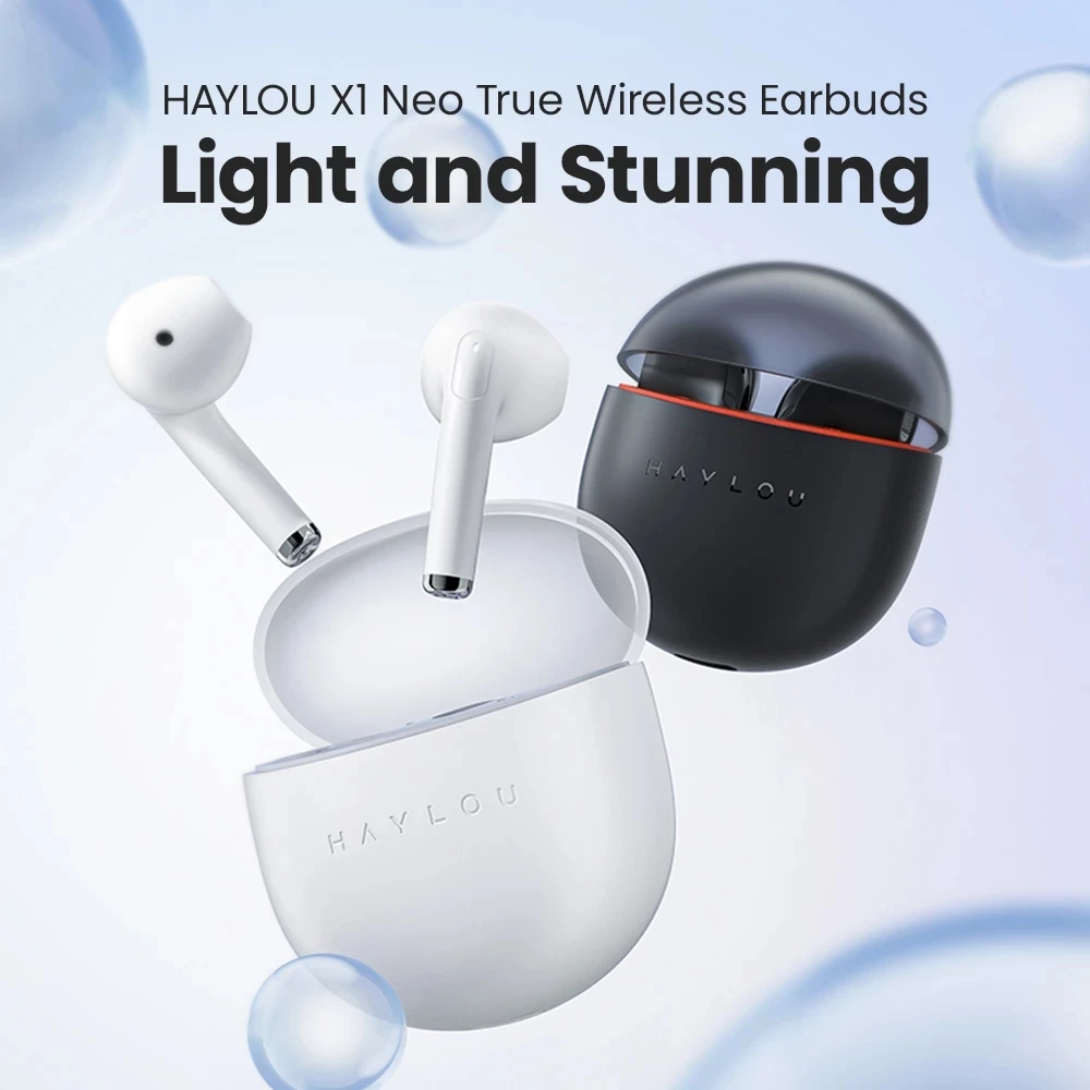 Наушники-вкладыши X1 Neo TWS bluetooth V5.3, наушники 13 мм, удобные наушники-вкладыши с низкой задержкой, наушники с микрофоном