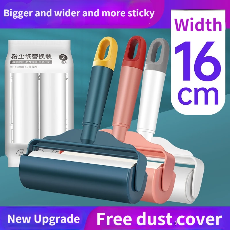 Tearable Roll Paper Sticky Roller Dust Wiper Pet Dust Hair Clothes Remover Portable Replaceable Tool Sticky Roller Brush