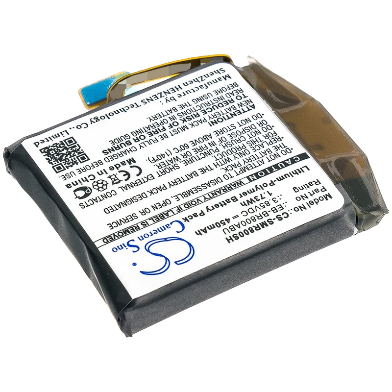 Аккумулятор для умных часов Cameron Sino 3 85 В 450 мАч EB-BR800ABU GH43-04855A