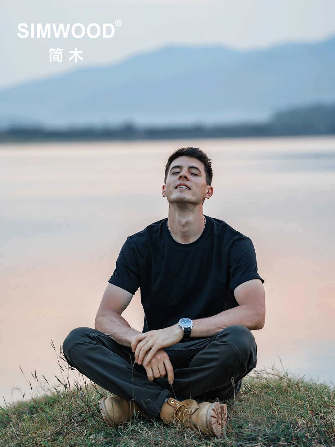 SIMWOOD/Новинка 2023 года; Сезон лето; Стильные быстросохнущие футболки из ткани сорона; Мужские футболки для бега и занятий в тренажерном зале; Дышащие футболки