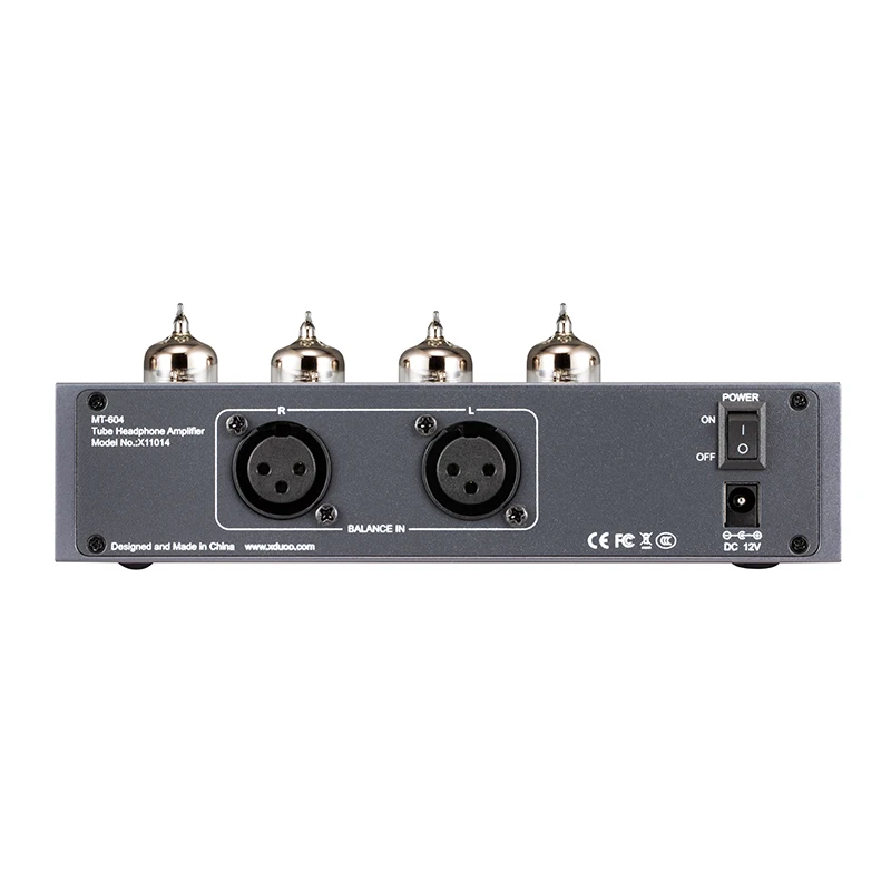 XDUOO MT-604 Сбалансированный ламповый усилитель для наушников 6J1 Hi-Fi аудио