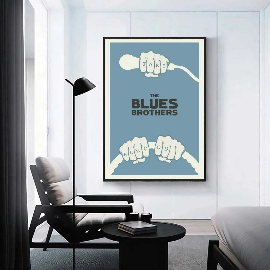 

Минималистичный графический дизайн с изображением группы The Bluetooth Brothers