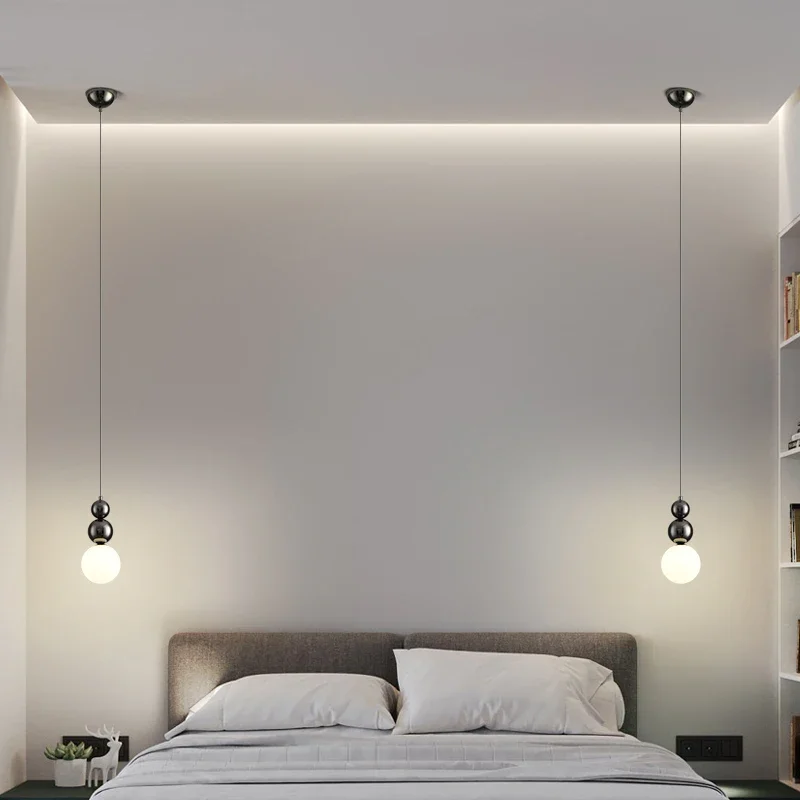 Нордическая Подвесная лампа RONIN современная простота прикроватная для спальни