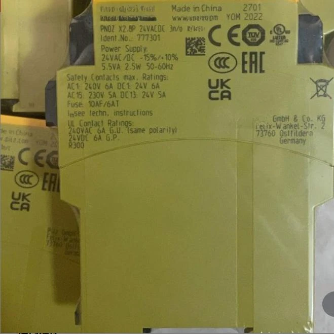 PNOZ X2.8P 24VACDC 3n/o 1n/c Реле безопасности PILZ