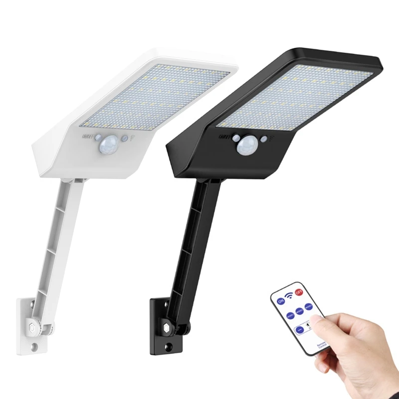 

Motion Garden Security Waterproof Remote Control Garage Solar Lights T5EF