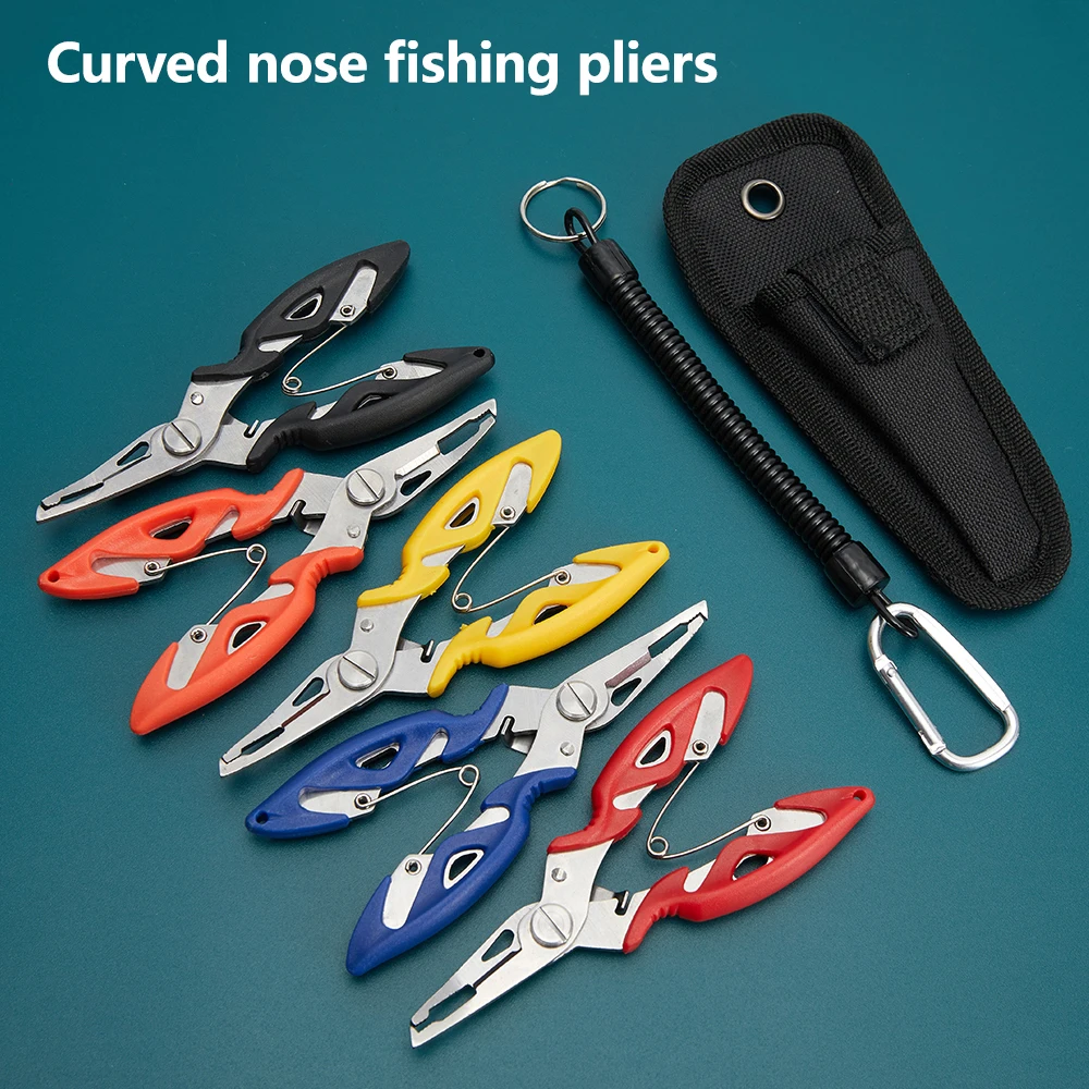 

Fishing Plier Scissor Braid Line Lure Cutter Hook Remover etc Fishing Tackle Tool Cutting Fish Use Tongs Multifunction Scissors