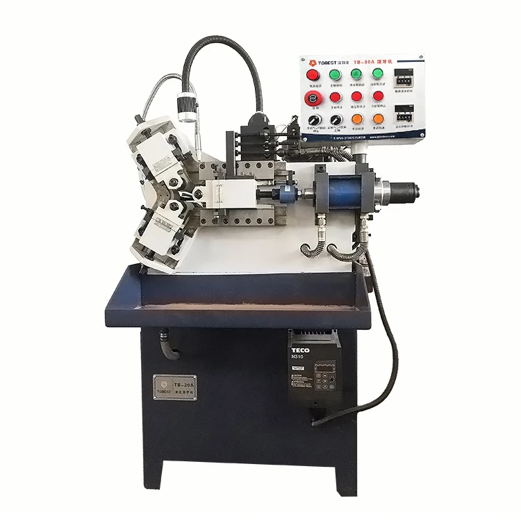 

Automatic pipe tube fitting thread rolling machine NPT nipple threading machine three-die rolling machine