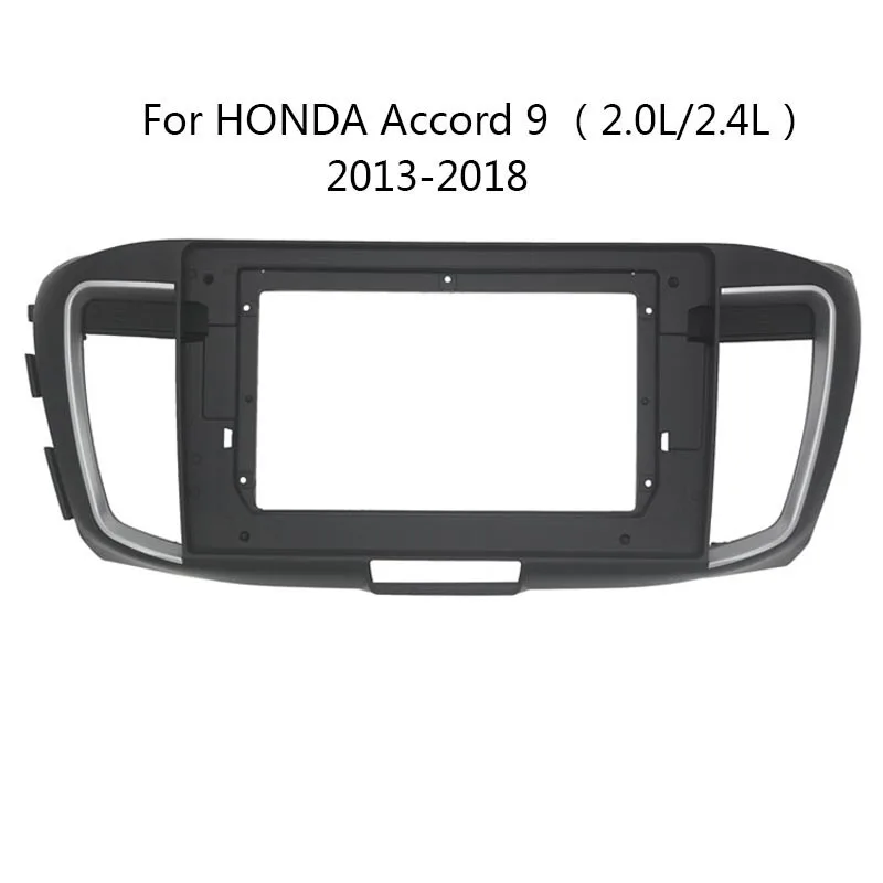 

Автомобильная панель для HONDA Accord 9th 2013 2014 2015 2016 2017 2018, видеоплеер, аудиоприборная панель, 2 Din рамка, комплект крепления для приборной панели