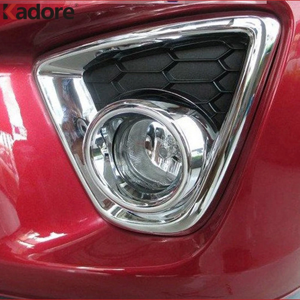 

Аксессуары для Mazda CX-5 CX5 2012 2013 2014 2015, хромированная крышка передней противотуманной фары автомобиля, облицовочная Накладка для передней фары