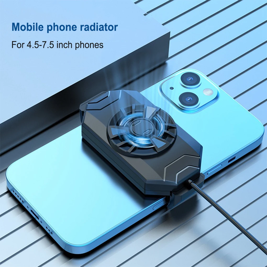 

4 5-7 5 Inch Mobile Phone Heat Dissipation Cooling Fan Smartphone Adjustable Radiator Cellphone Cooler Gamer Heatsink