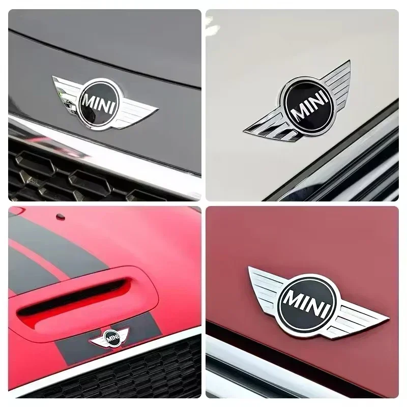 Metal Car Body Sticker Logo Rear Emblem Decal Accessories For BMW Mini Cooper Countryman JCW F55 F56 R55 R56 R60 F60 Badge
