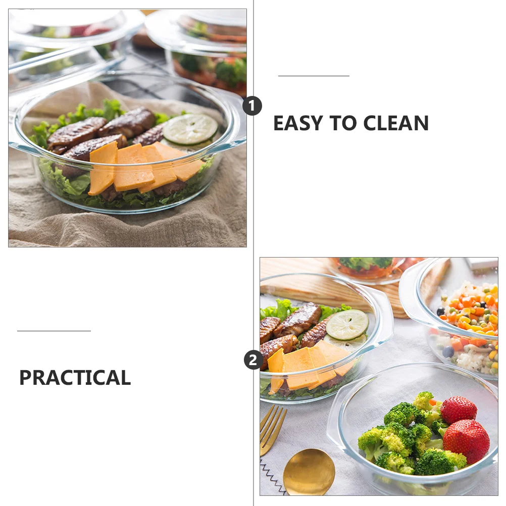 Микроволновая печь чаша из закаленного стекла сковорода для запекания гриль