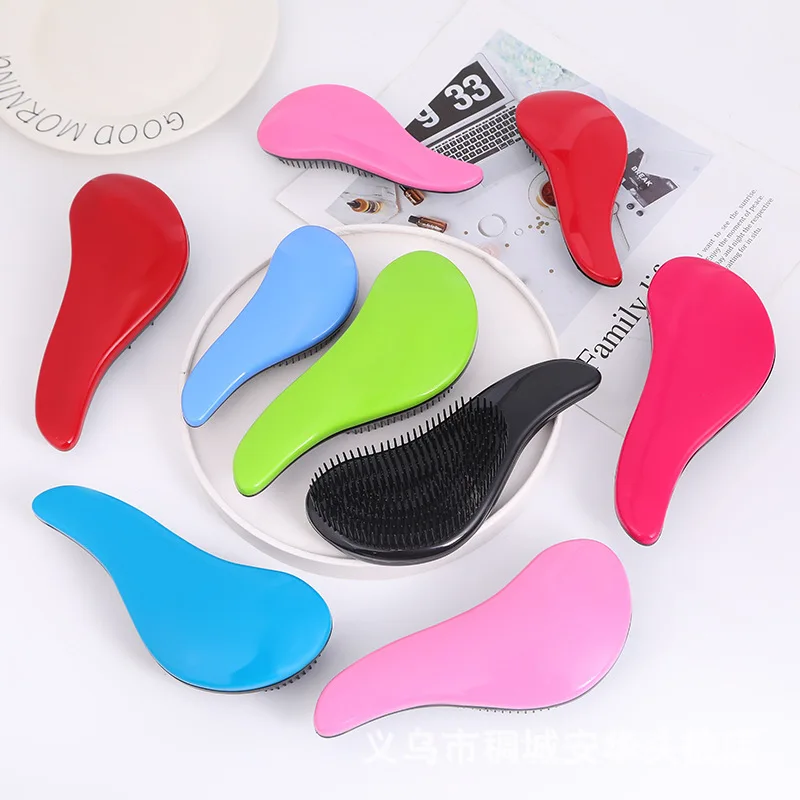 

Массажная Расческа для девочек против выпадения волос и Антистатическая щетка для волос с закругленными краями инструменты для ухода за во...