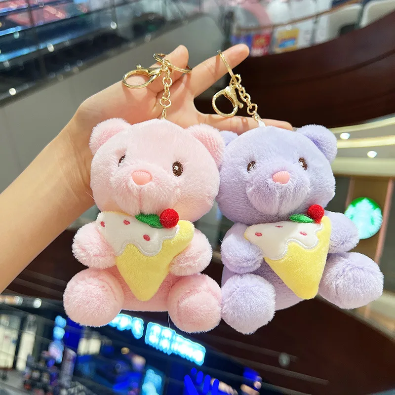 10 см Новая мультяшная милая искусственная подвеска Животные Мягкие плюшевые