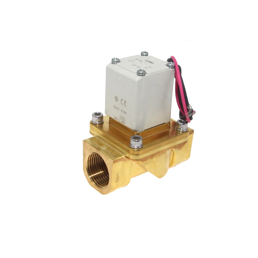 Аутентичный SMC DC24V VXZ260KA 1 МПа 25 мм отверстие G1 &quot2/2 Way латунный управляющий