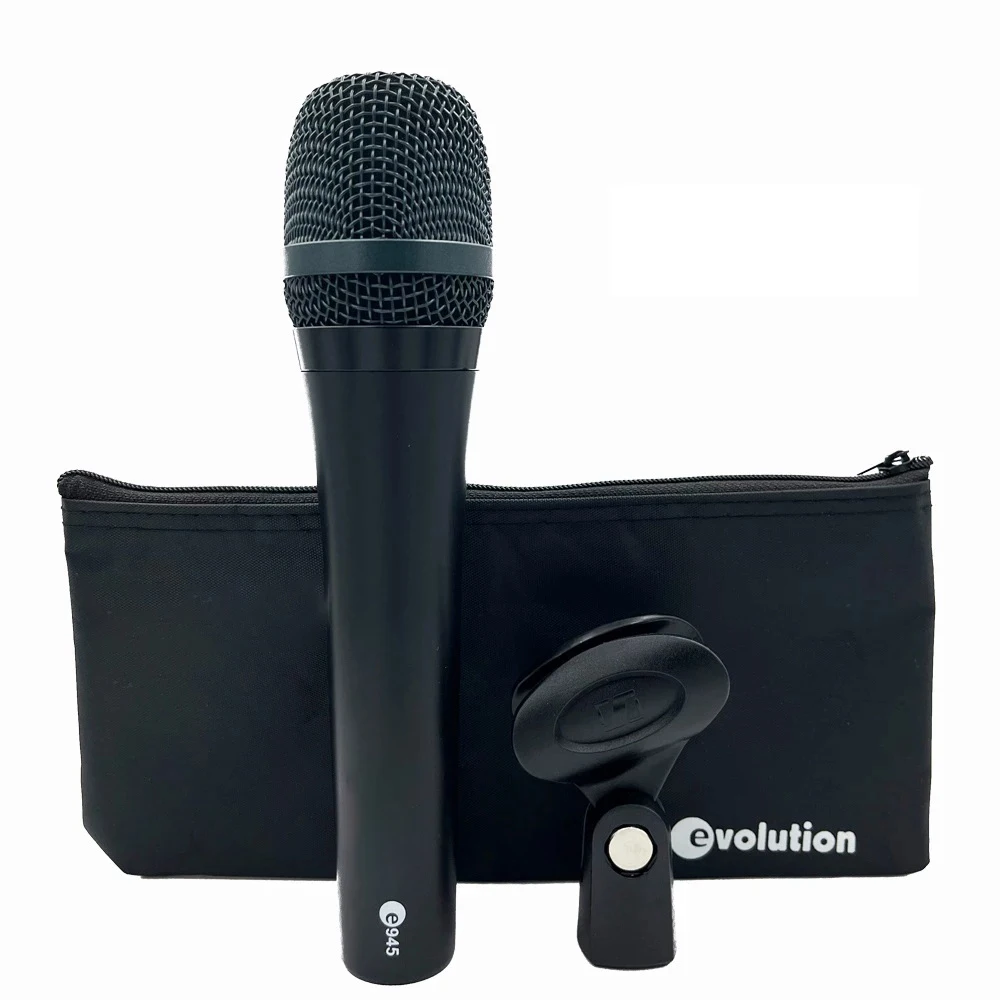 Микрофон для Sennheiser E945, профессиональный проводной супер-кардиоидный динамический ручной микрофон для выступлений, прямых трансляций, вока...