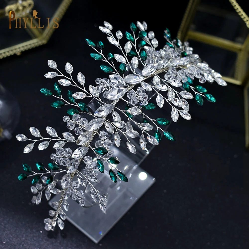 

Женская повязка на голову с кристаллами, A441