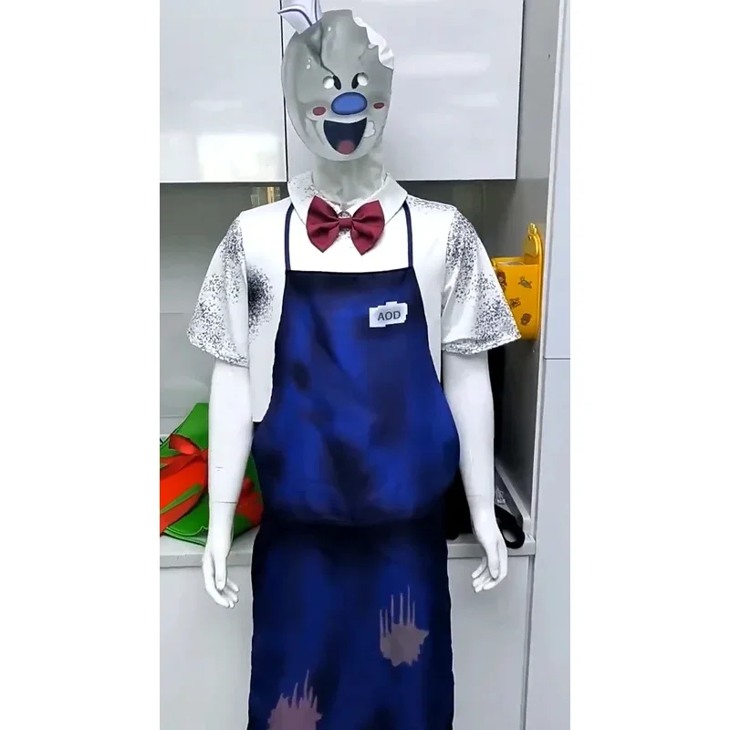 Костюм для косплея Ice Scream Rod из игры A;3,7'dFancy Horror Game, комбинезон-фартук для мужчин и женщин, набор для маскарада на Хэллоуин Dc;3;h\7.l (art.: 3920db5fea619) - 3920db5fea619