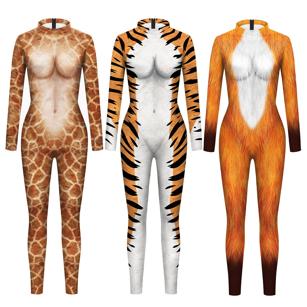Costume Jumpsuit Men Women Outfits Performance Zentai Suit