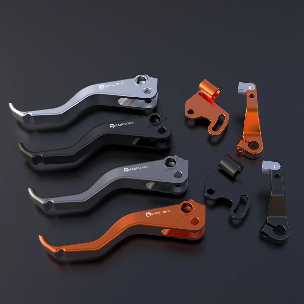 

FOR 890DUKE 890 Duke R GP 2020-2021-2022-2023 Easy Pull 50% Force Reduction One Finger Shorty Stunt Clutch Lever System