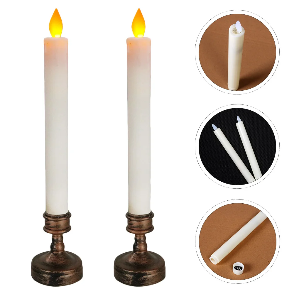 

2 шт. романтическое украшение для ужина при свечах, конусное украшение