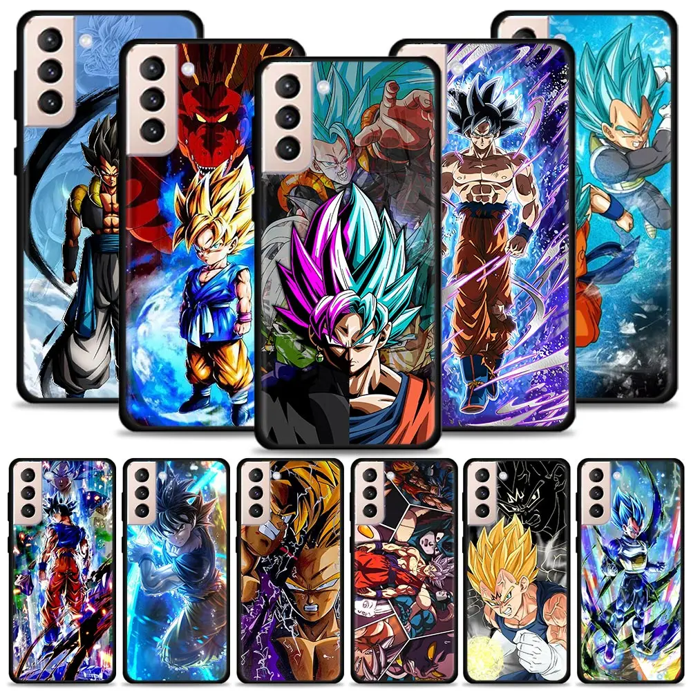 

Case For Samsung Galaxy S22 S21 S20 Ultra FE S22 S21 S20 S10 S9 S8 Plus Note 20Ultra 10 Plus Dragon Ball Son Goku and Vegeta