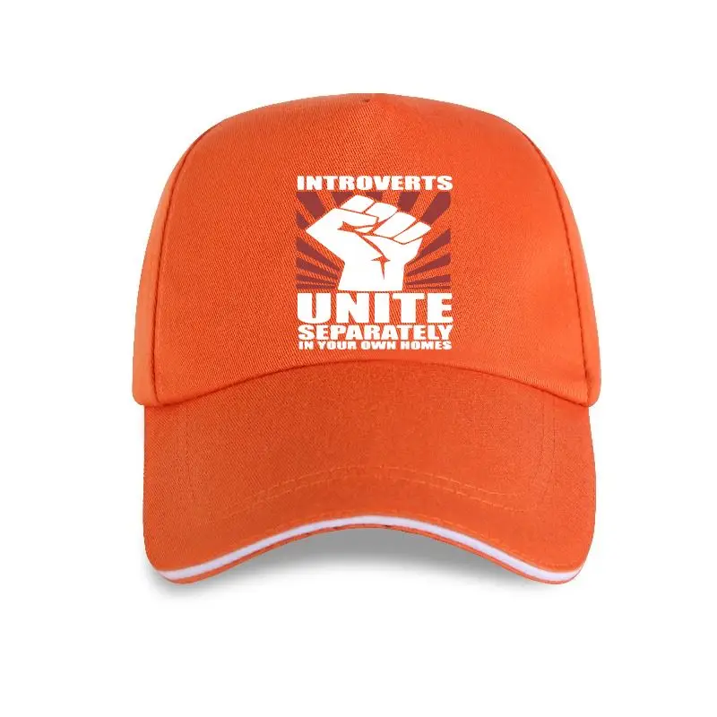

Cartoon Harajuku Style Custom Men Printed Introverts Unite Separately We Want Go Home Baseball cap