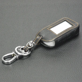 

Jingyuqin 3 BTNS кожаный чехол для дистанционного ключа A93 брелок силиконовый чехол для Starline A93 A63 двусторонняя автомобильная сигнализация