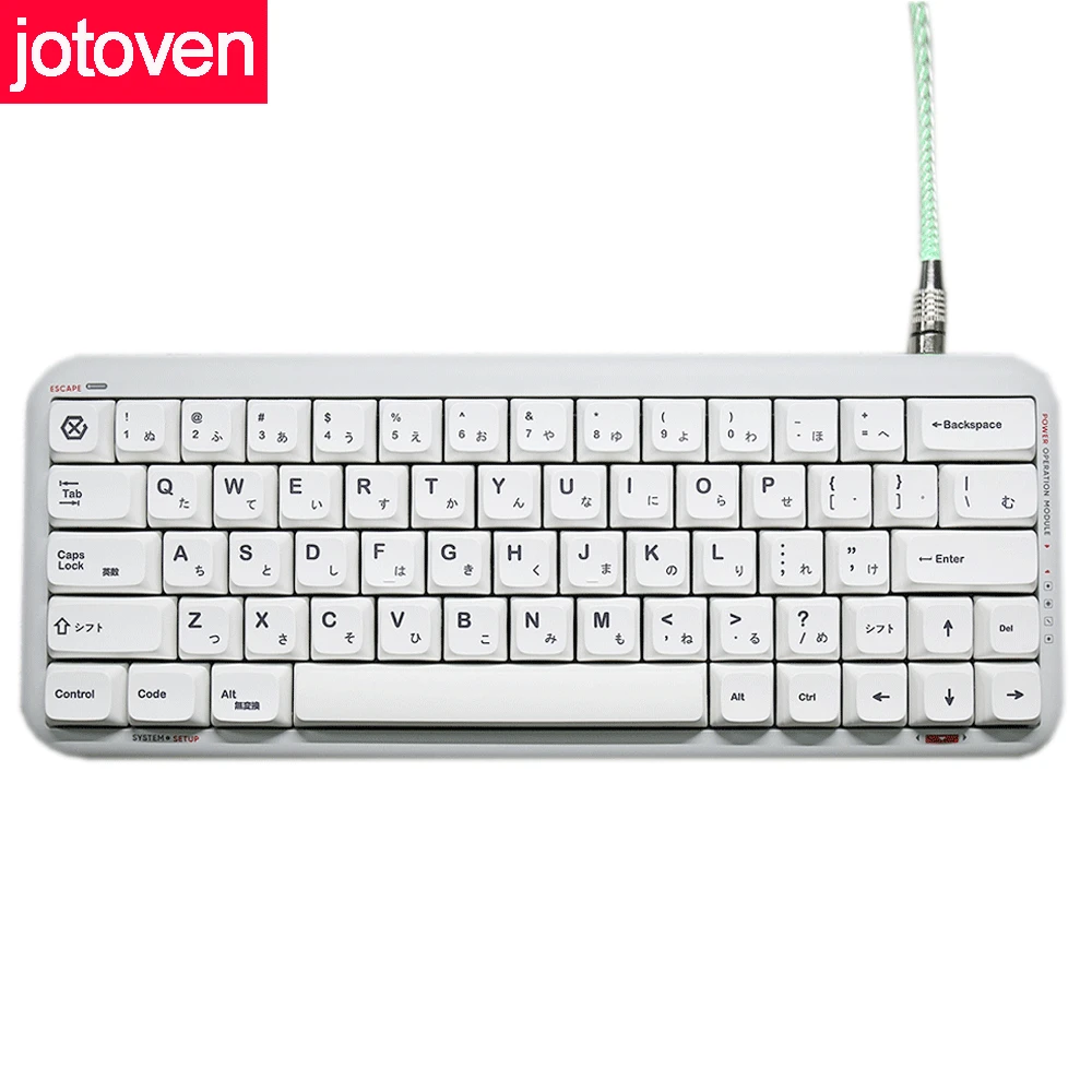 

135 Keys PBT Keycaps Japanese Keycap White Theme Style For XDA Height GK61/87/104/108 Mechanical Keyboard Keycaps