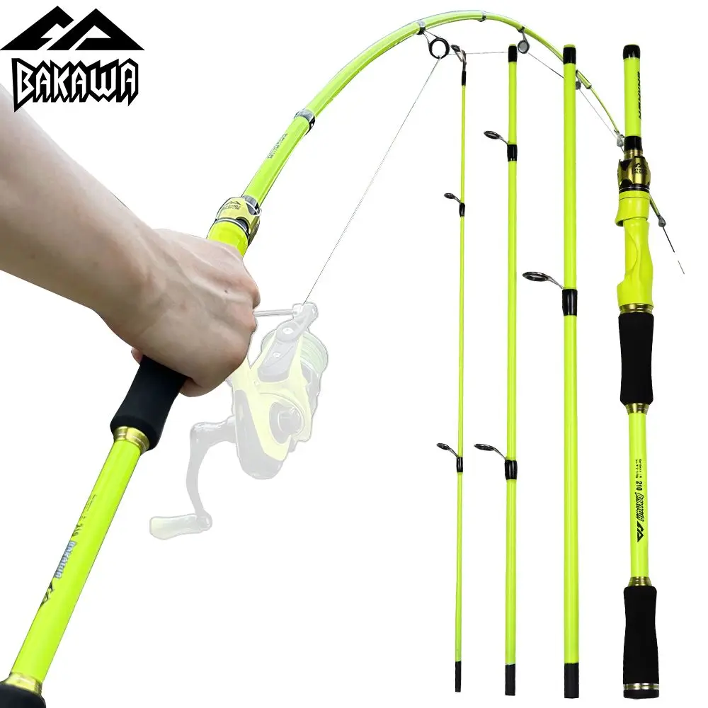 BAKAWA рыболовное спиннинговое удилище 1 8 м 2 4 секции кастинговое из ЭВА для