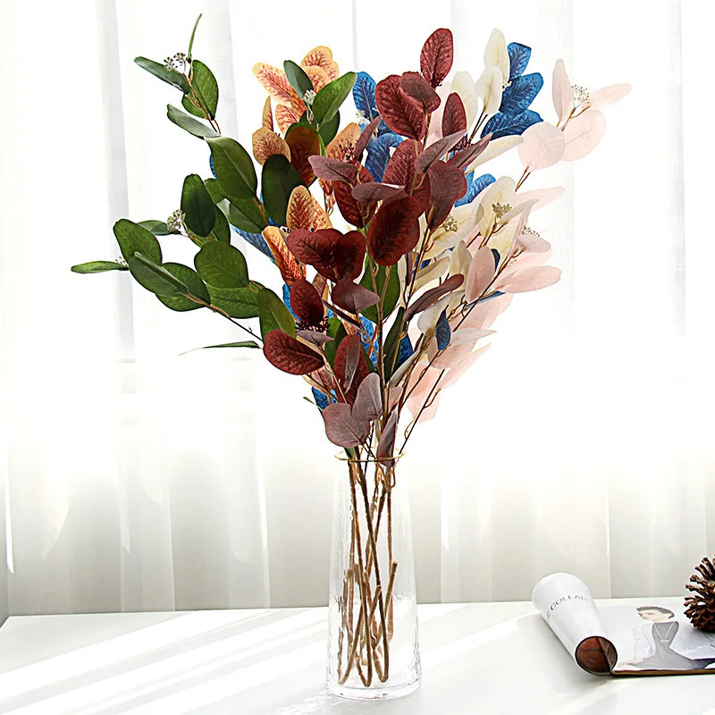 

Simulated Green Plants With Fruit Eucalyptus Leaves Wedding Home Decorations Photography Props