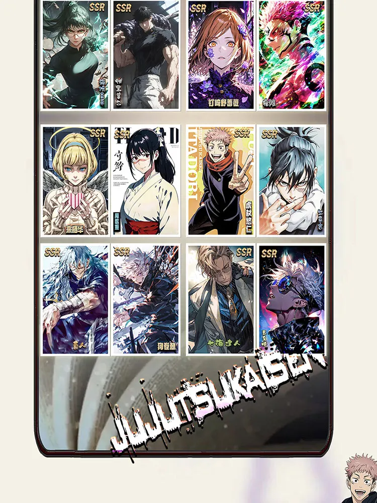 Оптовая продажа Цветная бумага Jujutsu Kaisen Коллекционная карта для хобби JJK Booster Box Gojo