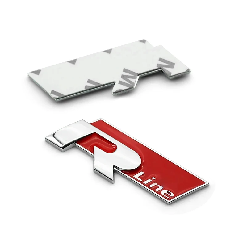 Металлическая эмблема VW Rline наклейка с логотипом значок на задний багажник