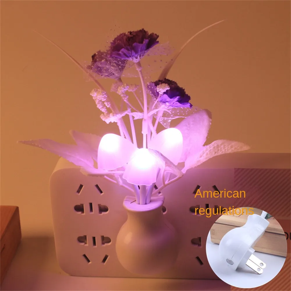 Светодиодный ночник в форме цветка горшке Собрать срочность нужна домашний