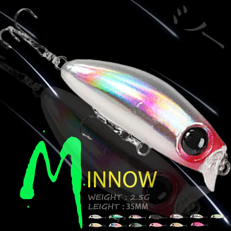 

WALK FISH 2,5 г приманка в виде гольяна, медленно Тонущая жесткая приманка, японский искусственный воблер, искусственная приманка