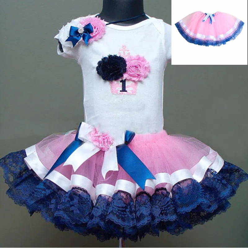 

3 Layer Petti Ballet Tutu Skirt Tulle With Bow Dancewear Chiffon Baby Lovely Little Girls Toddler Infant Princess