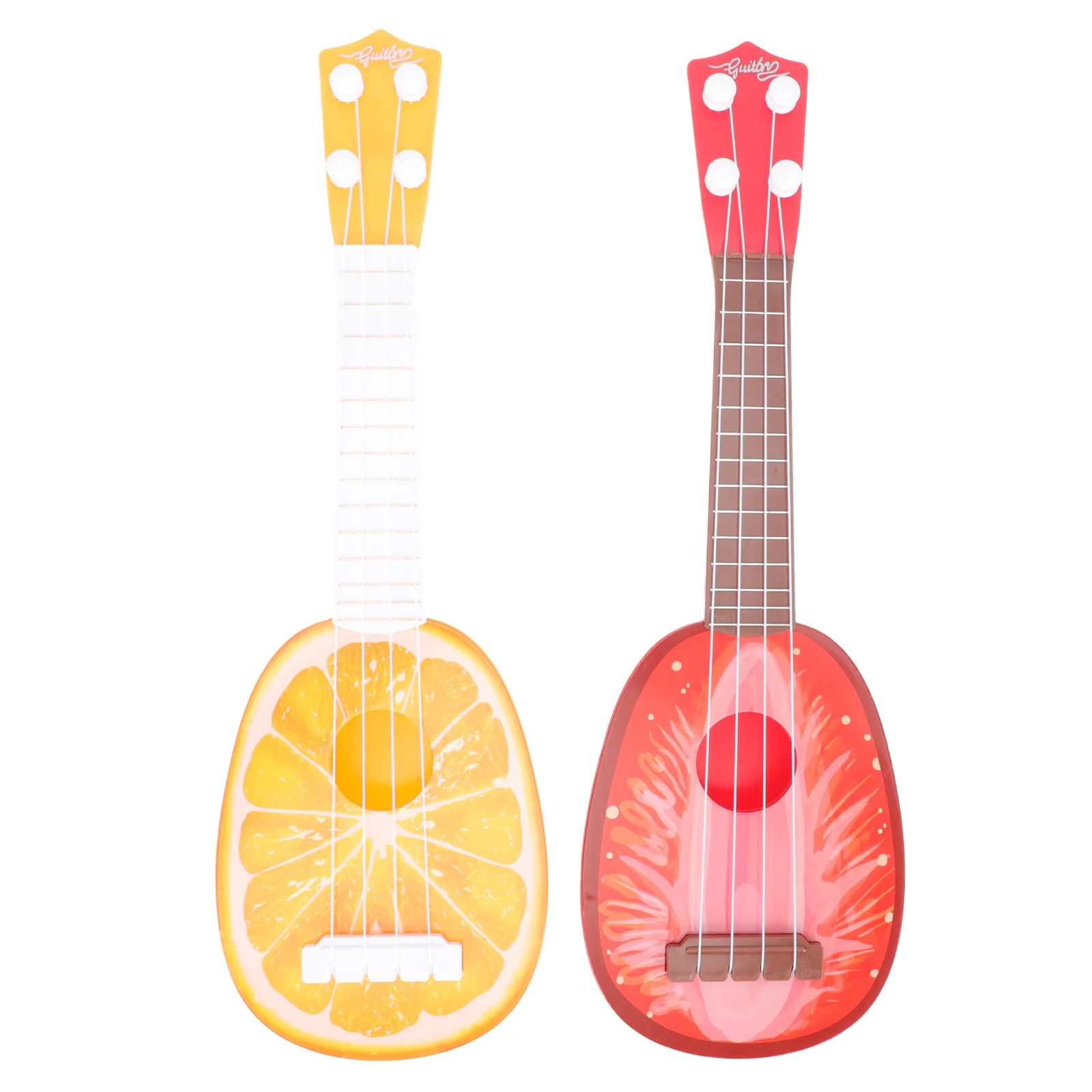 

2Pcs Ukulele for Beginners String Instrument Model Kids Artificial Guitar