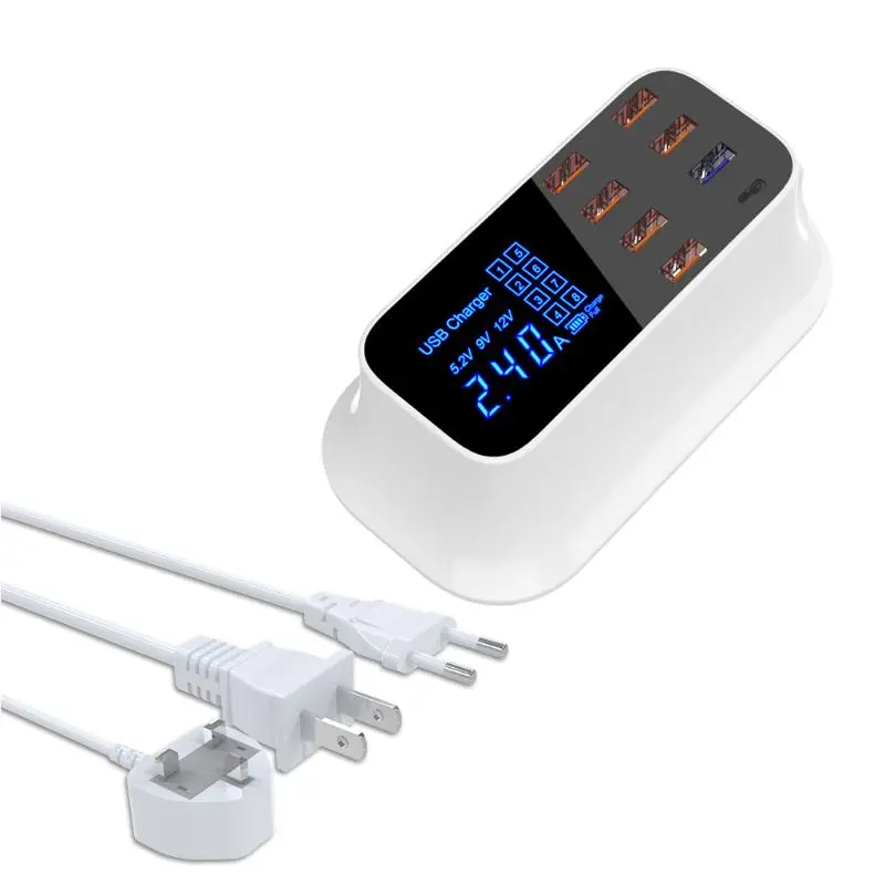 

Quick Charge for Smart USB Type-C Station Led Display Power Adapter