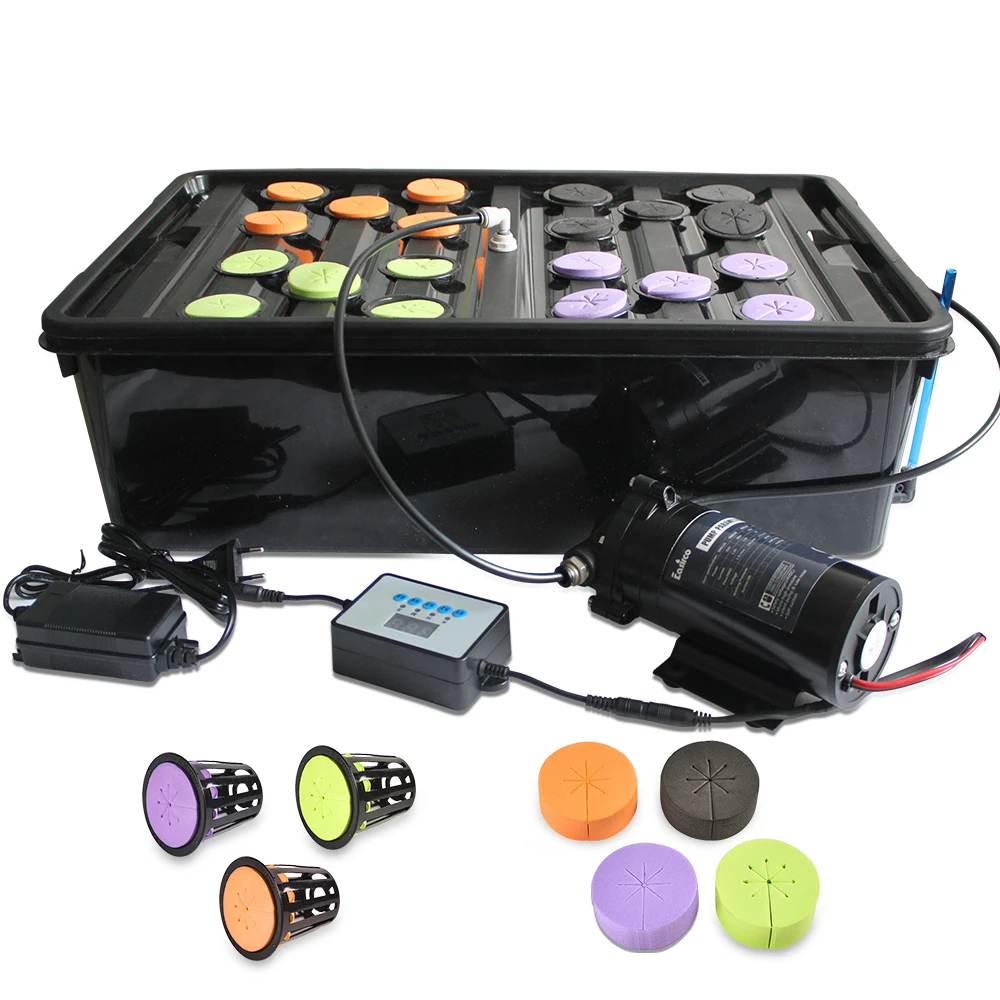

Container Hydroponics Clone Bucket Aeroponics Mist System Hydroponic Growing Systems Indoor